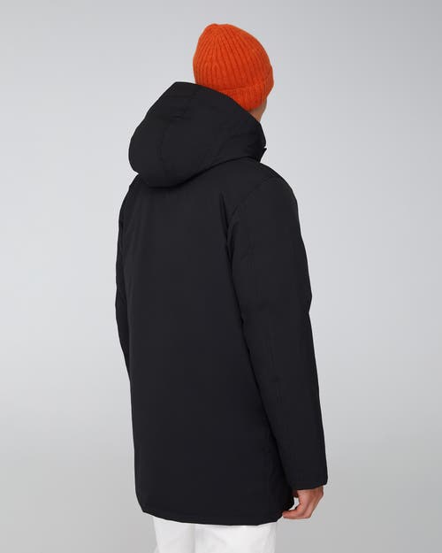 Quartz Co. Champlain | Hooded Down Winter Jacket In Black