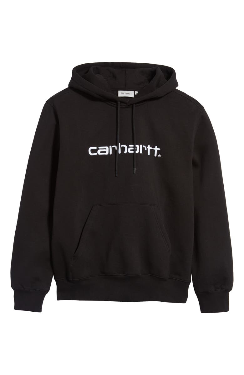 Carhartt Work In Progress Hooded Logo Sweatshirt, Alternate, color, 