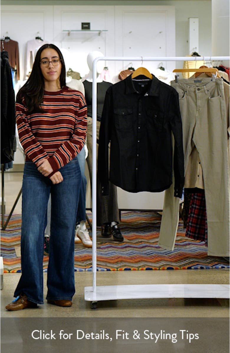 Otto Coated Stretch Cotton Snap-Up Western Shirt, sales video thumbnail