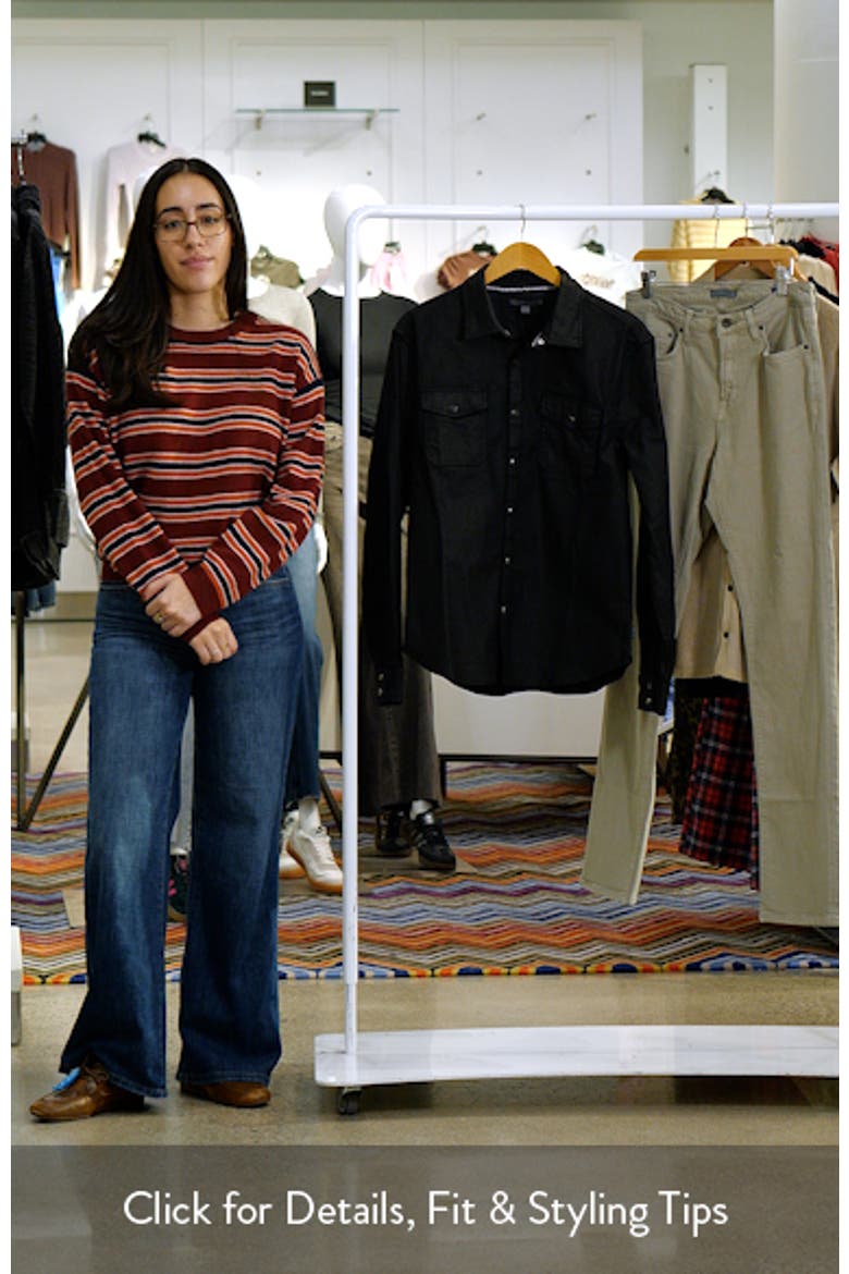 Otto Coated Stretch Cotton Snap-Up Western Shirt video