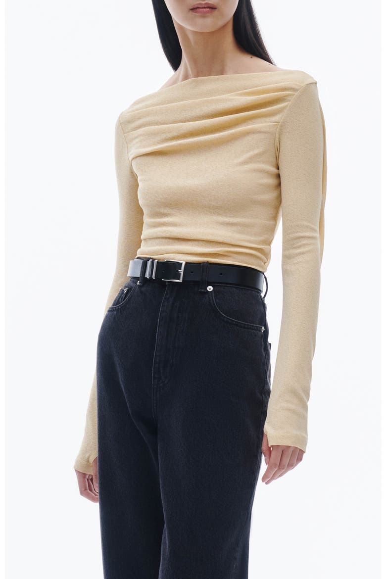 Ziel Off Shoulder Top, Alternate, color, Chamomile