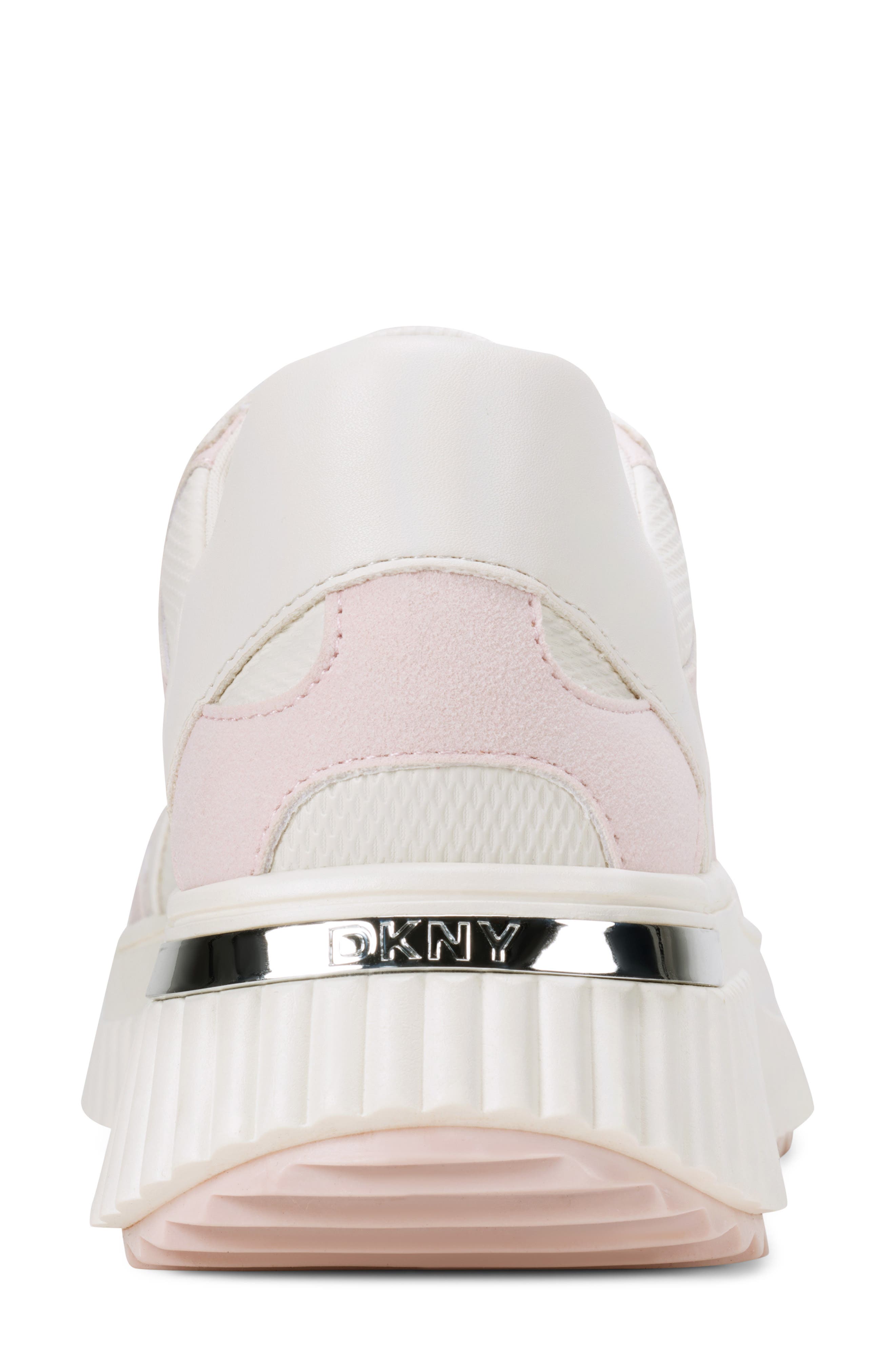DKNY Lachele Platform Sneaker, Alternate, color, Soft White/ Light Pink