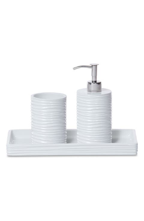 By the Sea 3-Piece Bathroom Accessories Set