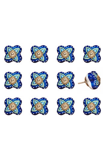 Kinetic 12-pack Knobs In Blue/light Blue