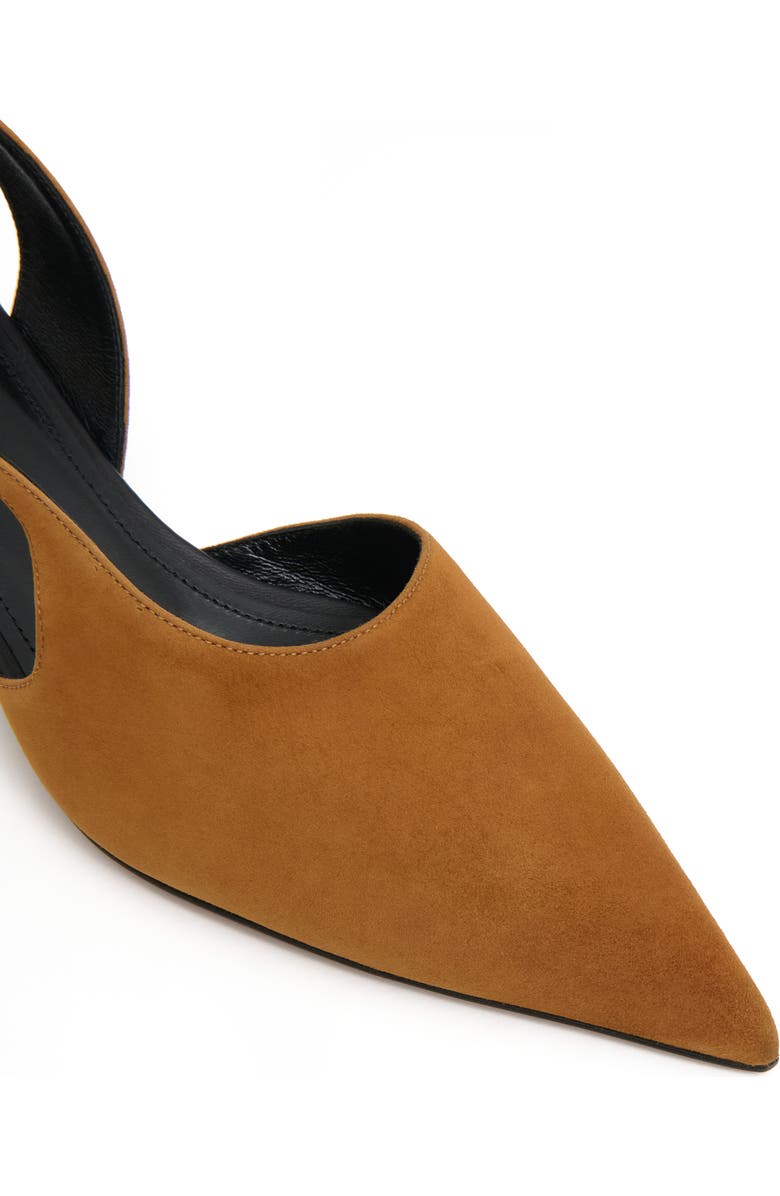 Mansur Gavriel Anna Slingback Pump, Alternate, color, Saddle