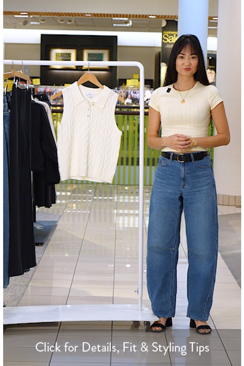 Cable Collar Sweater Vest video