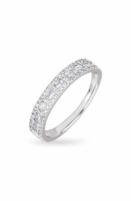Gatsby 18k Gold Diamond Stackable Ring