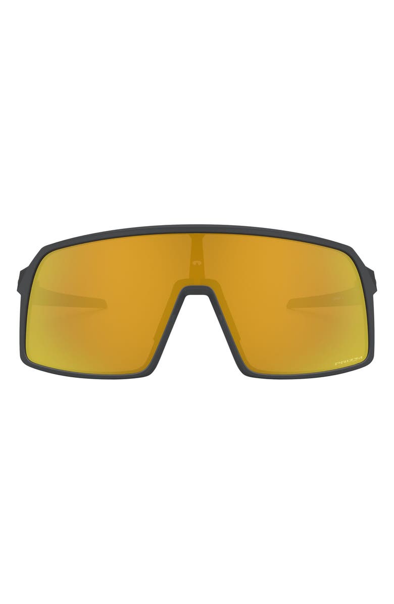 Oakley Sutro 137mm Prizm<sup>™</sup> Shield Sunglasses, Main, color, Matte Black