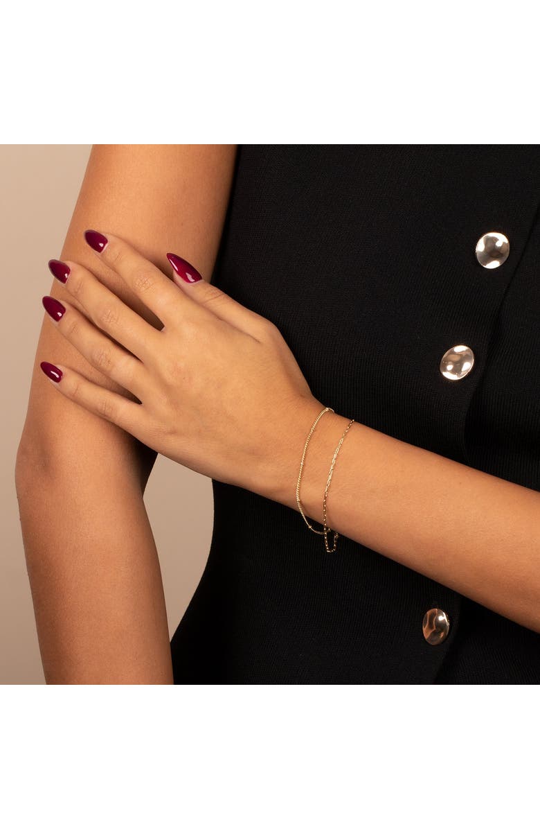 BY ADINA EDEN Two In One Double Chain Bracelet, Alternate, color, 