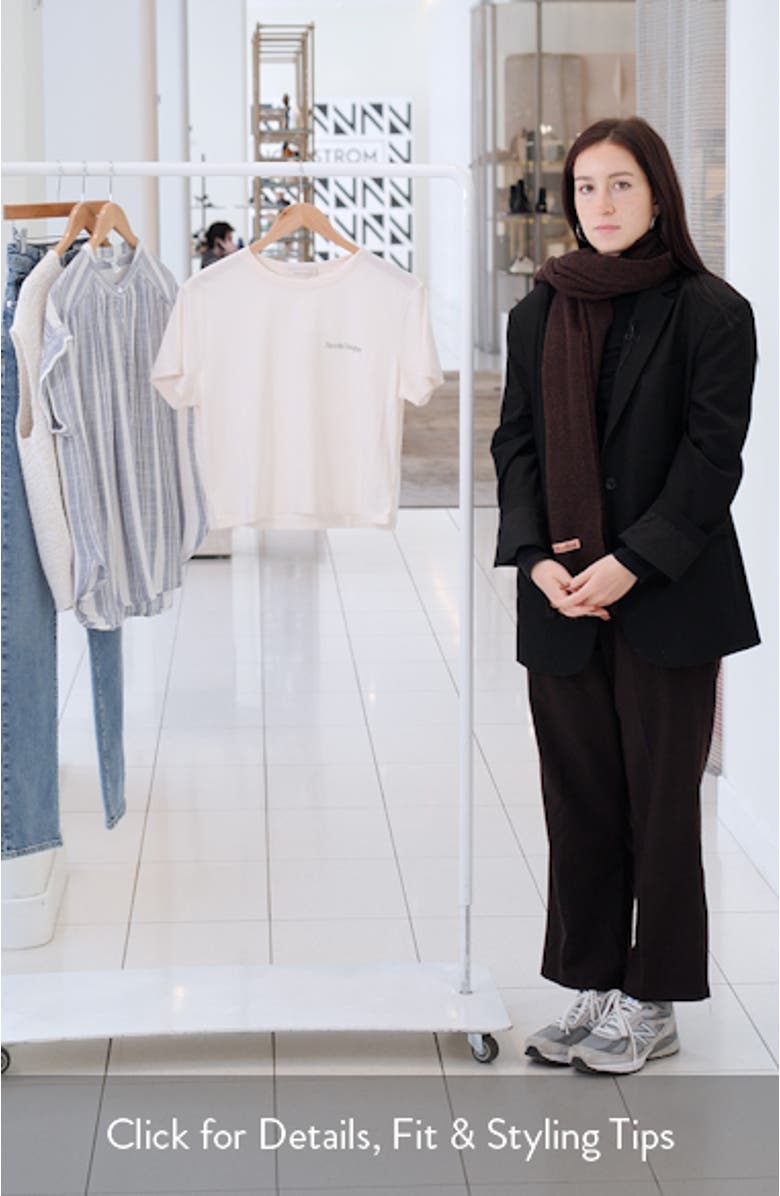 Logo Graphic Crop T-Shirt, sales video thumbnail