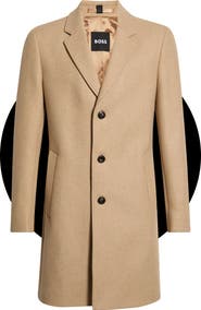 BOSS Hendrick Wool Blend Coat