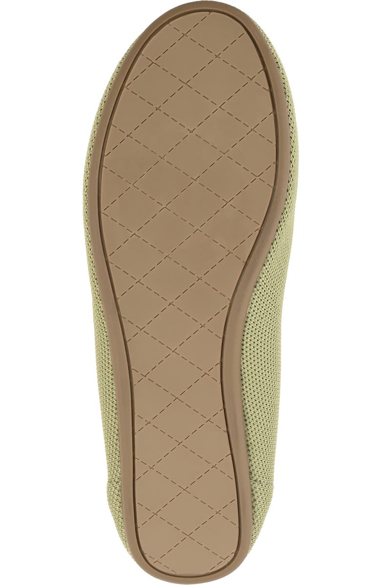 Journee Collection Jersie Knit Ballet Flat, Alternate, color, Olive