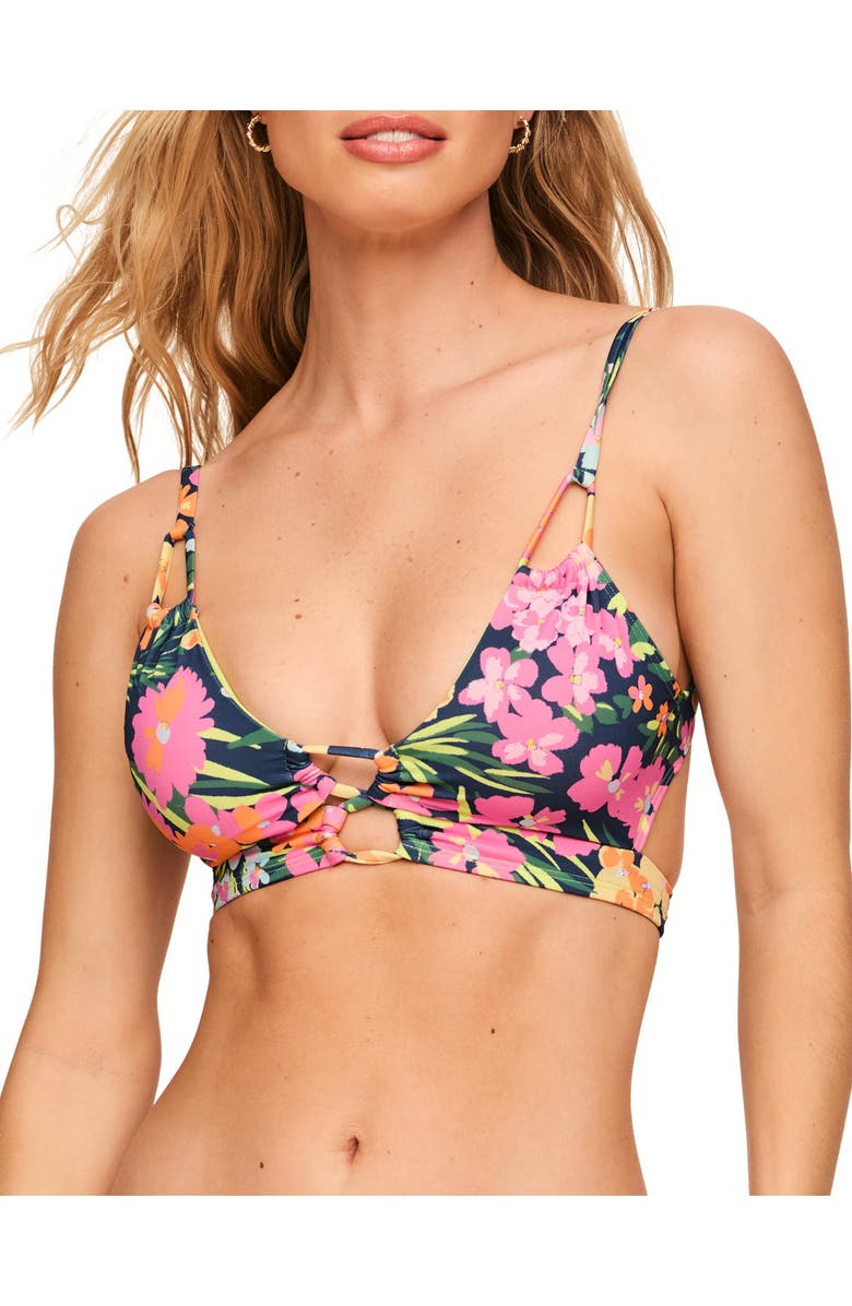 Adore Me Tatiana Swimwear Bra, Main, color, Floral Blue