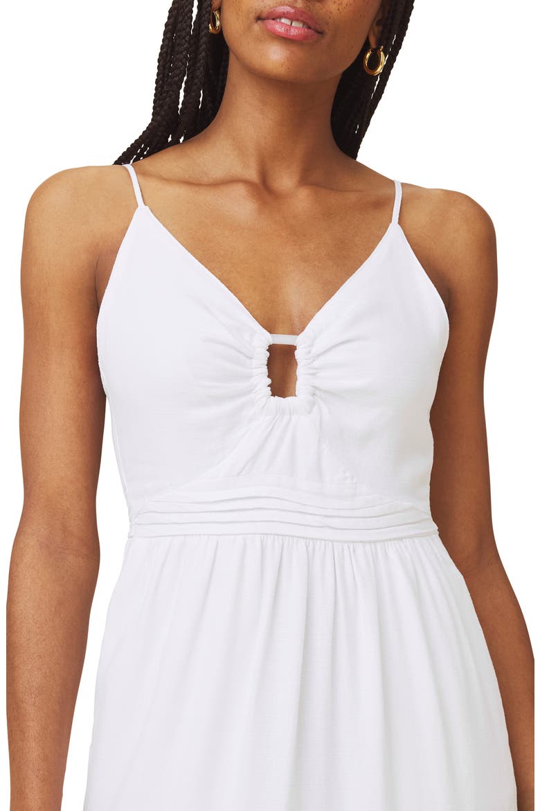 Darcy Sleeveless Tiered Maxi Dress, Alternate, color, WHITE