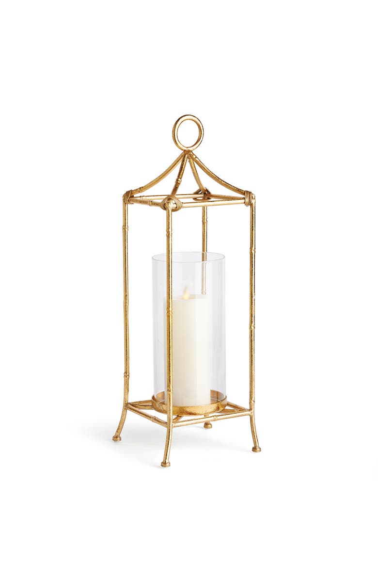 Napa Home & Garden Daphne Lantern Candle Holder Large, Main, color, Gold