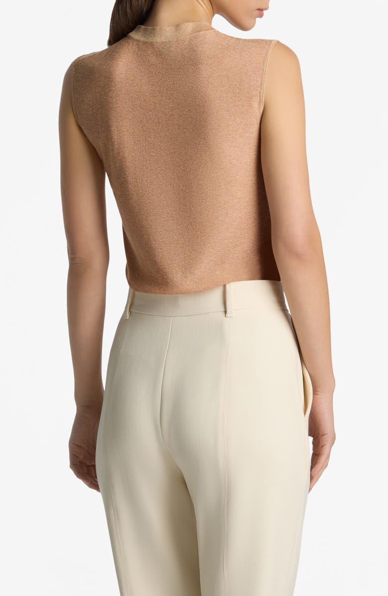 ST. JOHN Lurex Jersey Shell, Alternate, color, Light Blossom