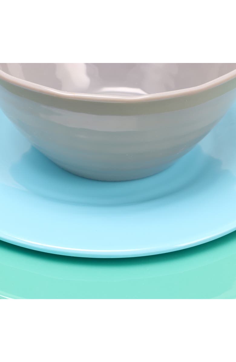 Gibson Home Brist 12 Piece Dinnerware Set in 4, Alternate, color, Beige