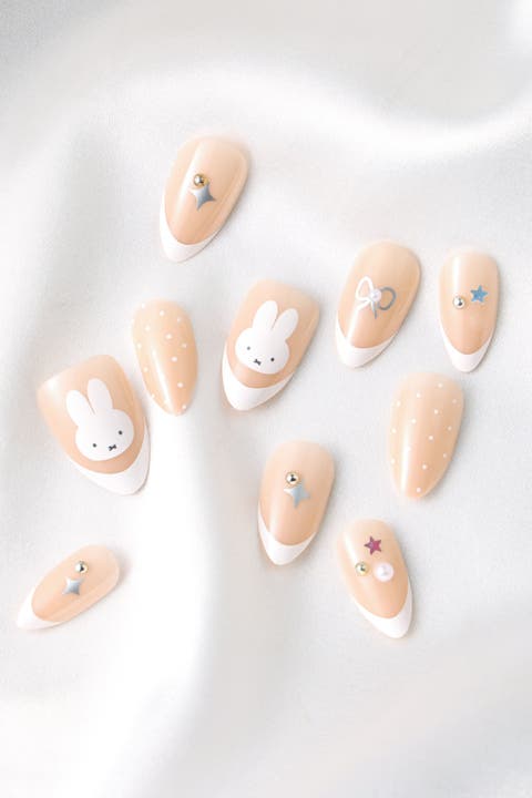 Fruity Miffy Almond Press On Nails