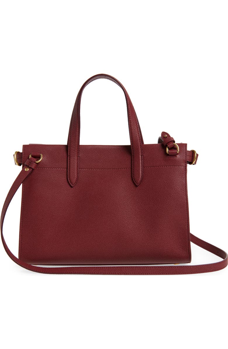 Burberry Small Cotswolds Leather Tote, Alternate, color,