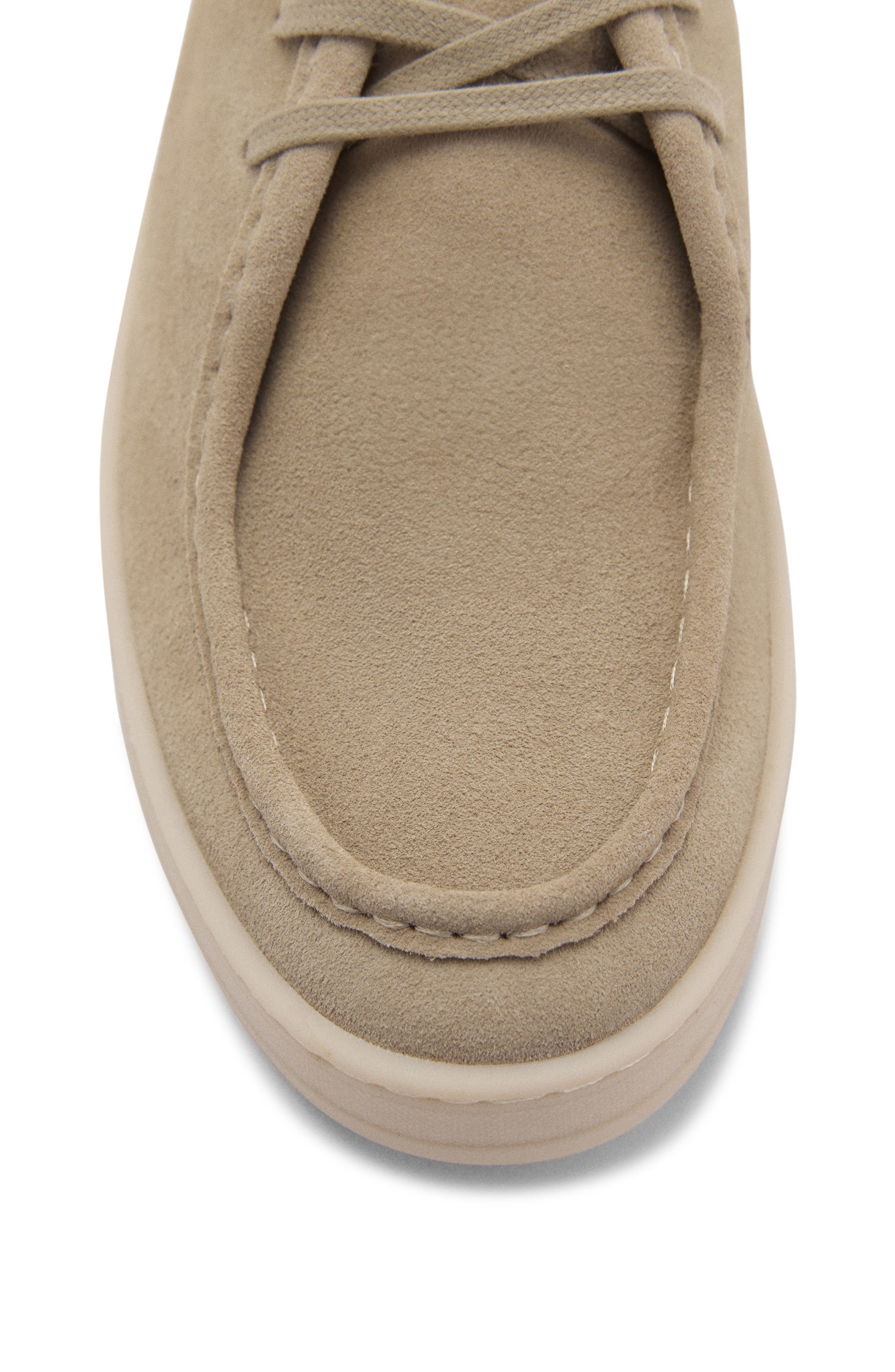 MANGO Suede Boat Shoe, Alternate, color, 