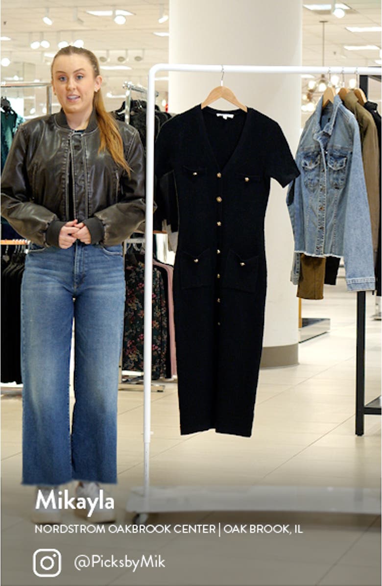 Button Front Sweater Dress, sales video thumbnail