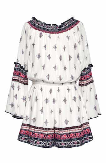 Kids' Border Print Romper