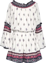 Truly Me Kids' Border Print Romper