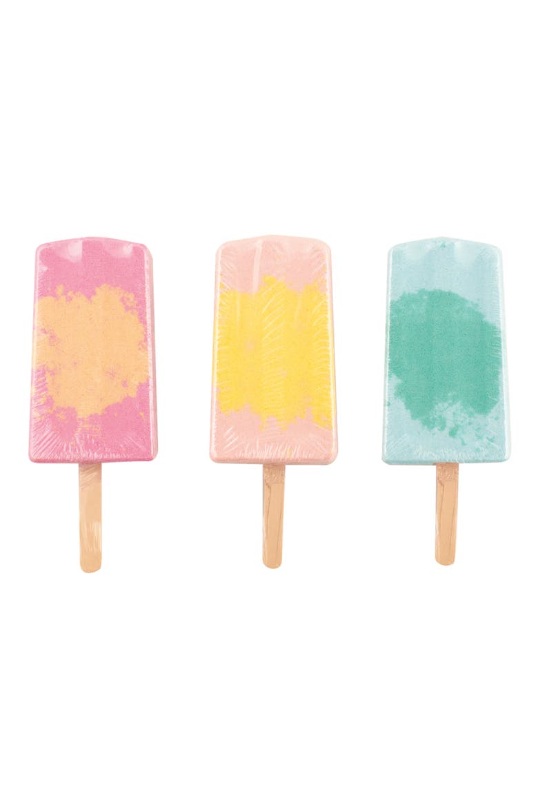 Stay Cool 3-Pack Ice Pop Bath Fizzies, Main, color, MULTI