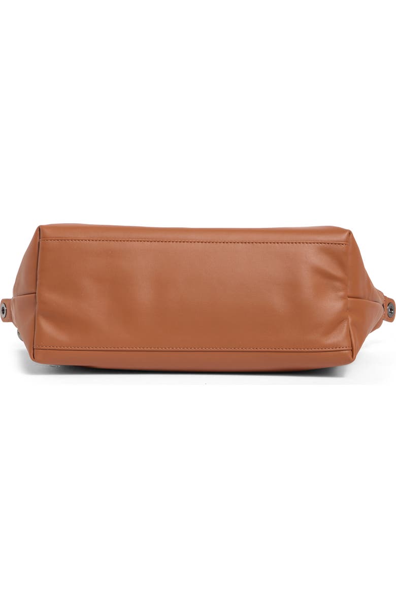 Longchamp Le Pliage Extra Large Leather Tote Bag, Alternate, color, Cognac