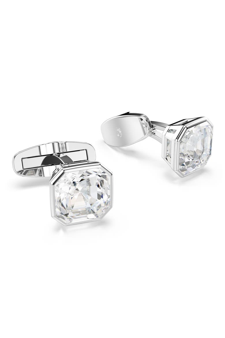 Millenia Cuff Links, Alternate, color, RHODIUM