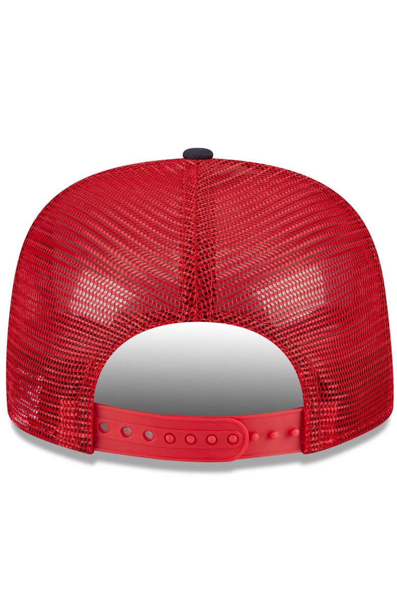 New Era Men's New Era White/Red St. Louis Cardinals Team Foam Front A-Frame Trucker 9FIFTY Snapback Hat, Alternate, color, White