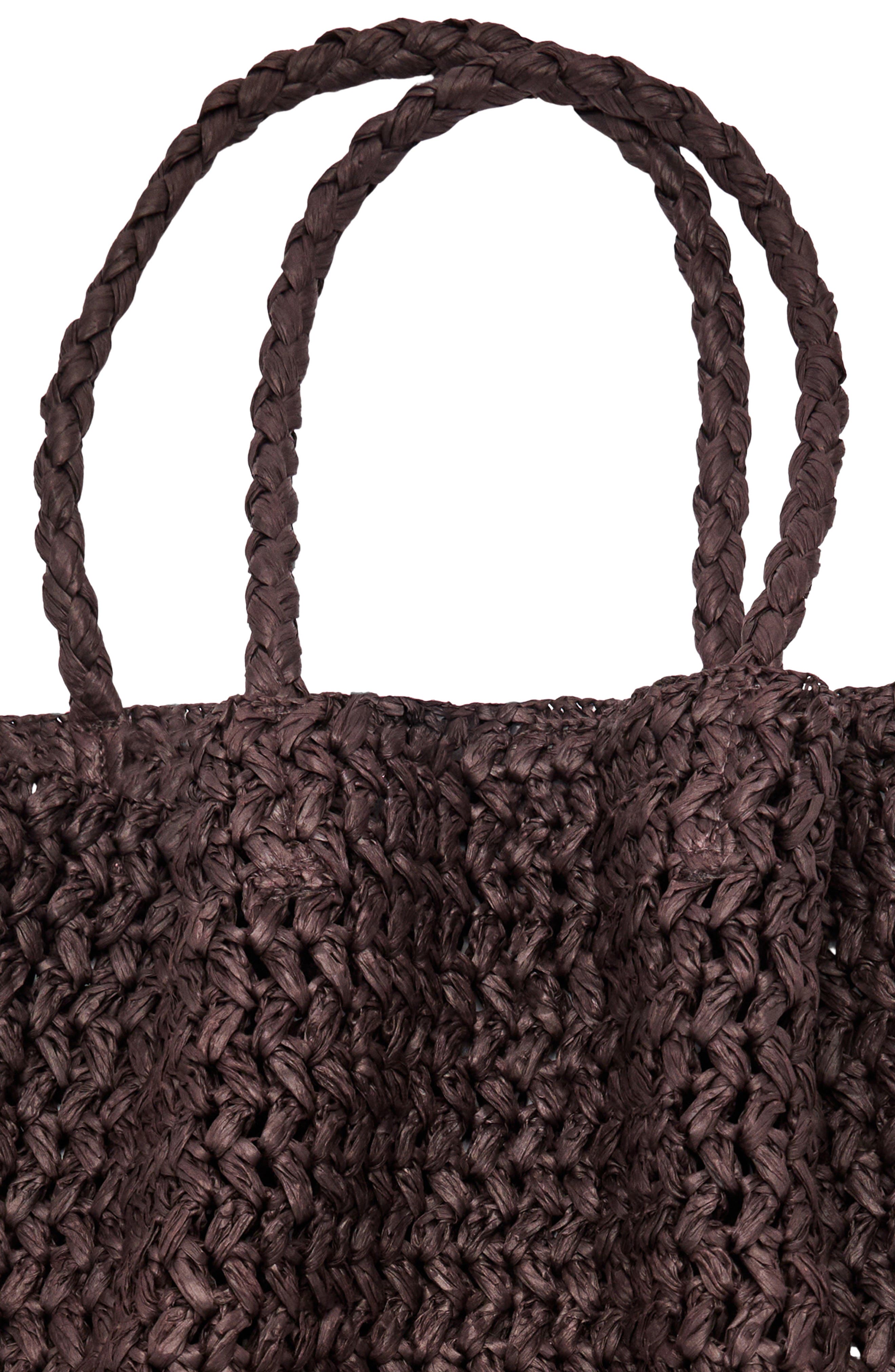 MANGO Maxi Natural Fiber Tote, Alternate, color, 