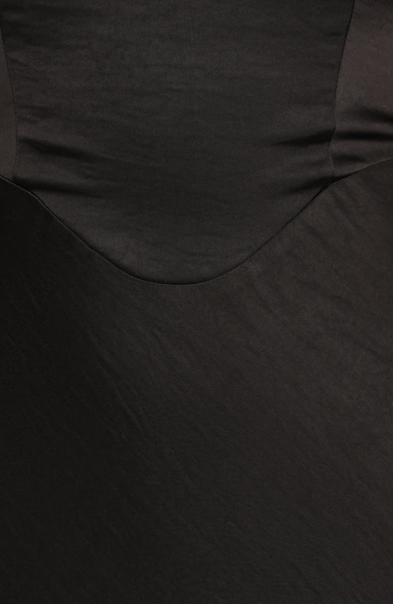 Petal & Pup Emile Sleeveless Hammered Satin Maxi Dress, Alternate, color, 