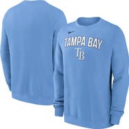 Nike Men's Nike Light Blue Tampa Bay Rays Pullover Sweatshirt