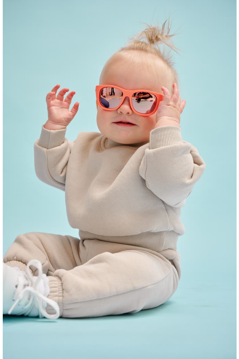 Kids' Polarized Navigator Sunglasses, Alternate, color, PERFECTLY PAPAYA