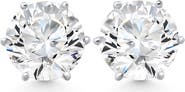 Bliss Diamond 2Ct tw Sylvie Round Thin & Delicate Diamond Studs 14k Gold Lab Grown