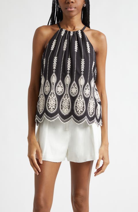 Selina Embroidered Top