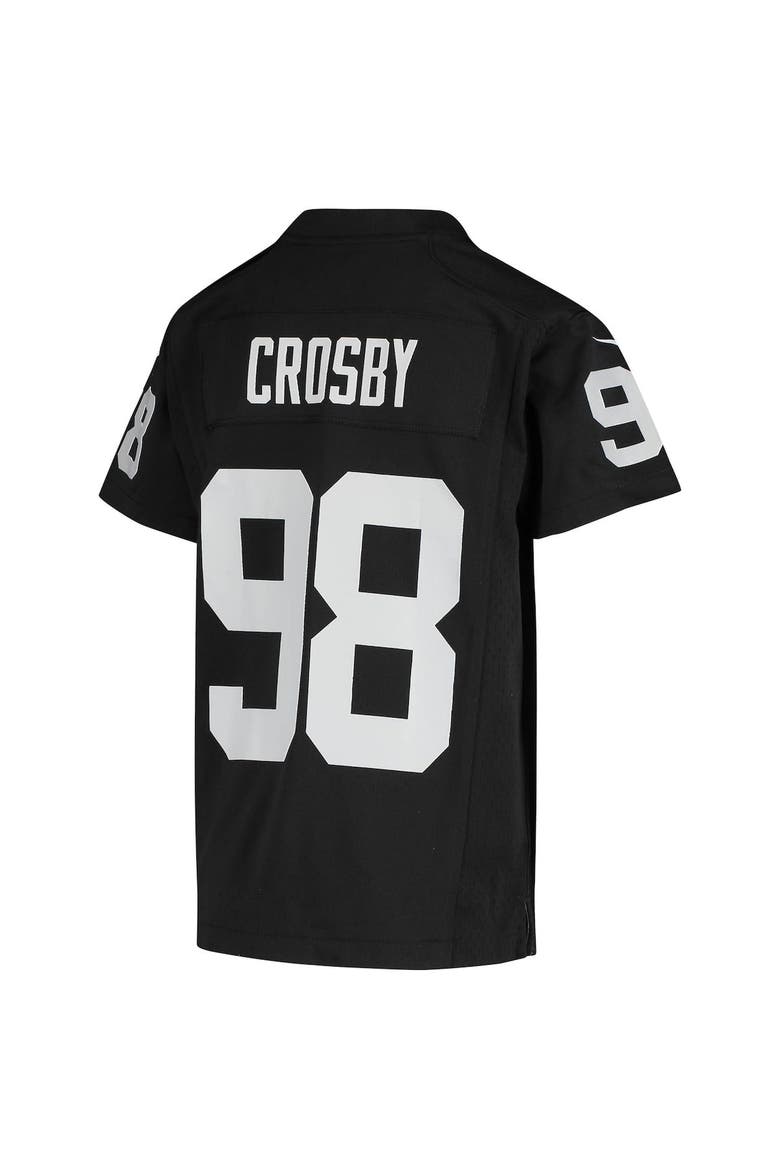 Youth Nike Maxx Crosby Black Las Vegas Raiders Game Jersey | Nordstrom