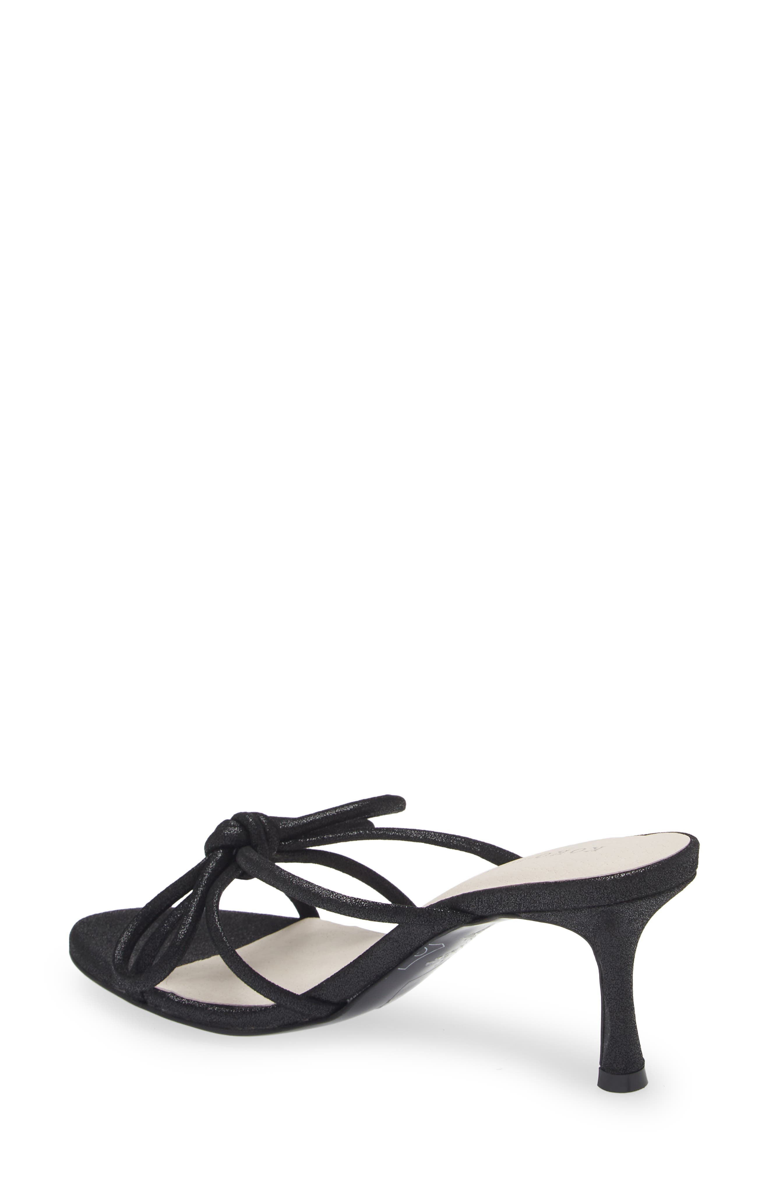 KOKO + PALENKI Barely Strappy Sandal, Alternate, color, Black Shimmer