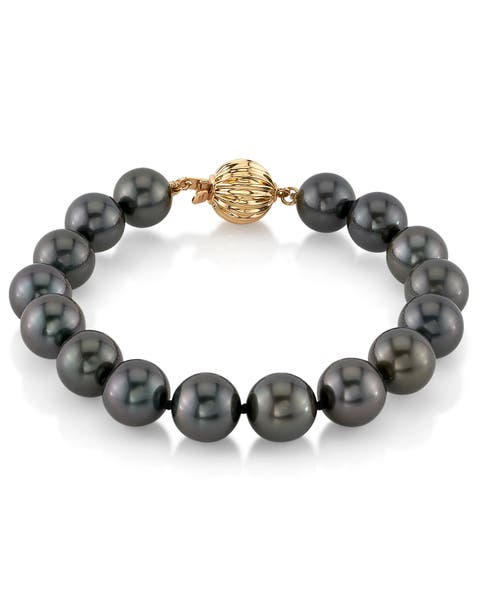 9-10mm Tahitian South Sea Pearl Bracelet - Premier AAAA Quality