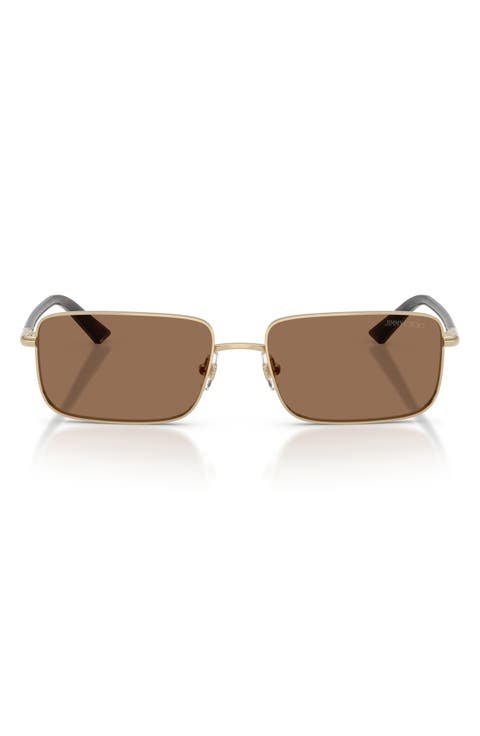 55mm Rectangular Sunglasses