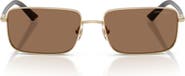 Jimmy Choo 55mm Rectangular Sunglasses