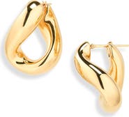Bottega Veneta Prisma Chain Earrings