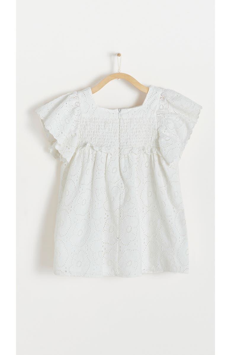 Babycottons Premium Cotton Celebration Dress for Toddler, Alternate, color, Off White