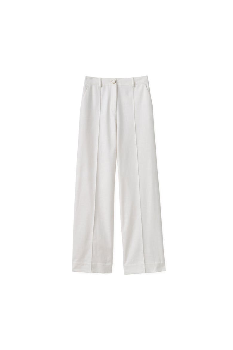 Beverly Linen Pant, Main, color, Soft White