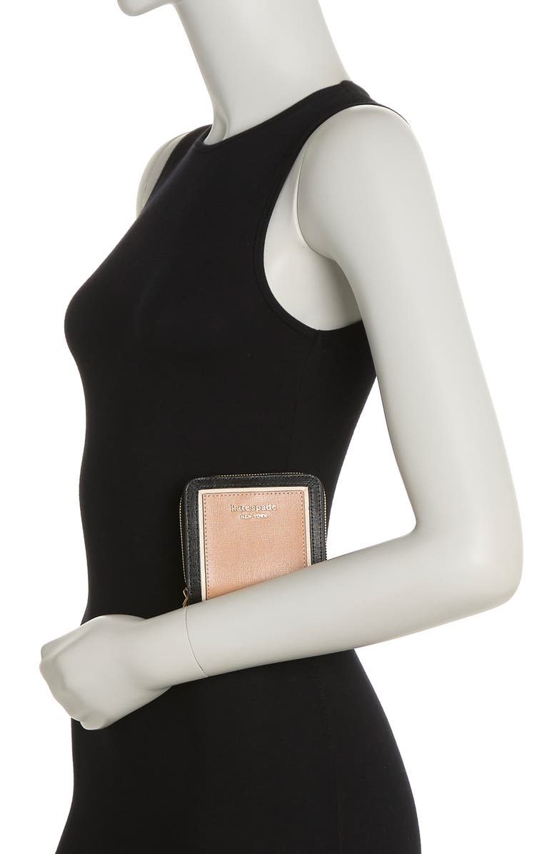 Kate Spade New York compact leather wallet, Alternate, color,