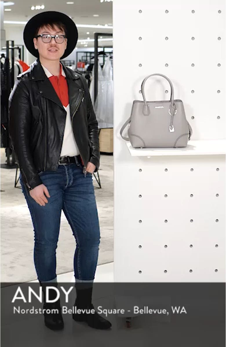 Medium Mercer Leather Satchel, sales video thumbnail