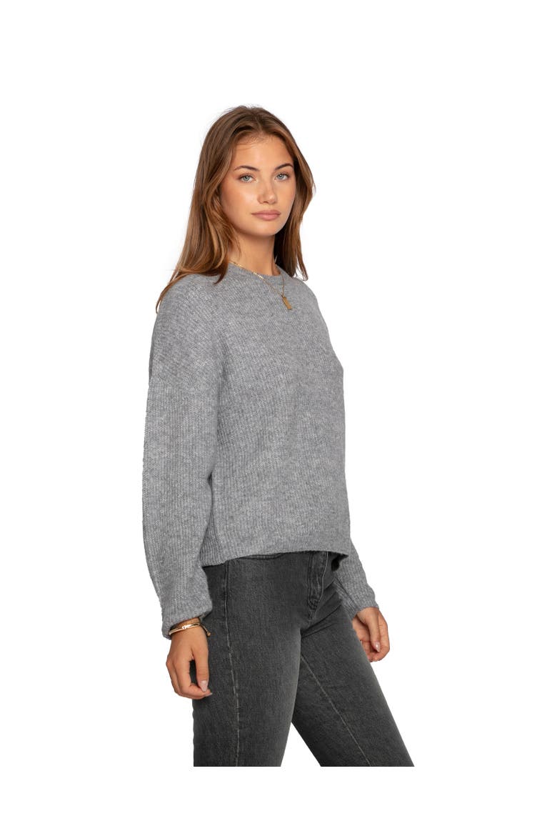 Wrap Me Up Scarf Sweater, Alternate, color, Grey