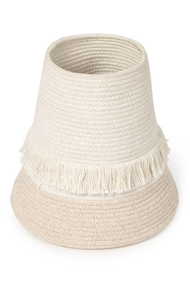 Big Mushroom Basket, Alternate, color, IVORY
