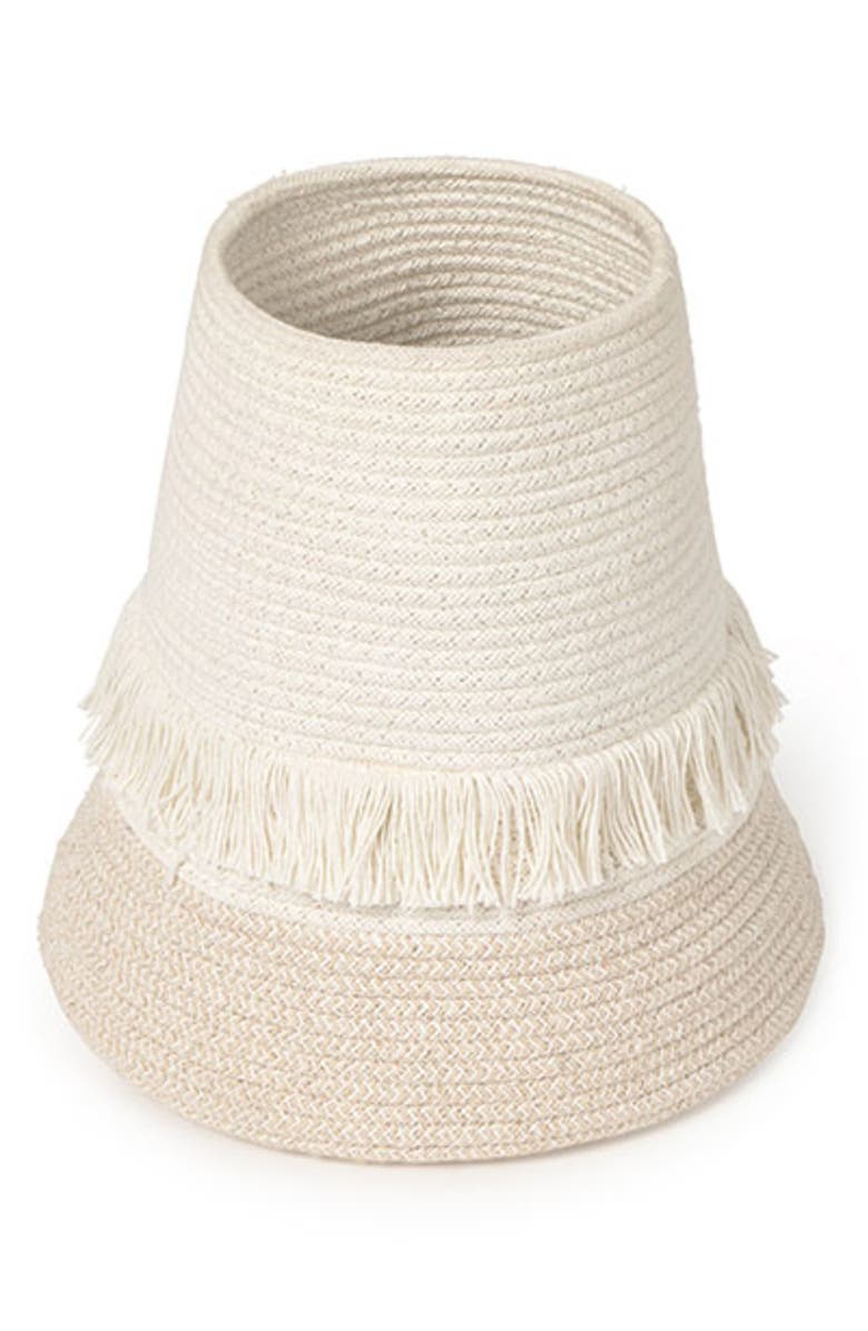 Lorena Canals Big Mushroom Basket, Alternate, color, Ivory